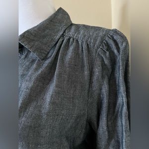 MERONA Sz Small Chambray Tie Waist Dress